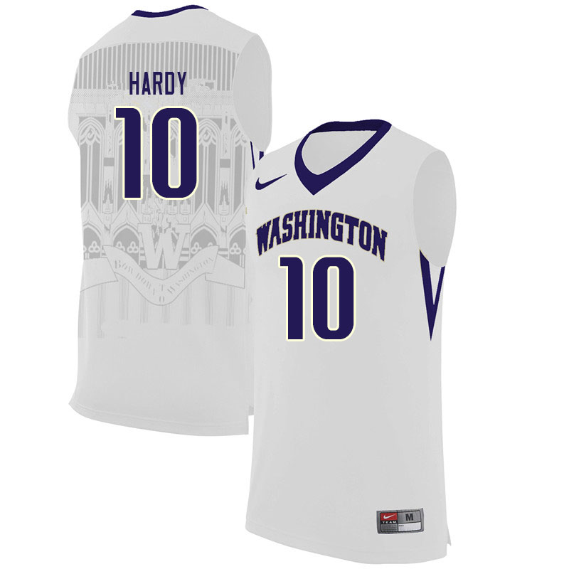 Men #10 Elijah Hardy Washington Huskies College Basketball Jerseys Sale-Black